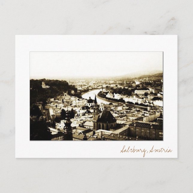 Salzburger Postkarte (Vorderseite)