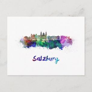 Salzburger Skyline Postkarte