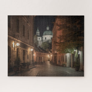 Salzburger Straßenszene Puzzle