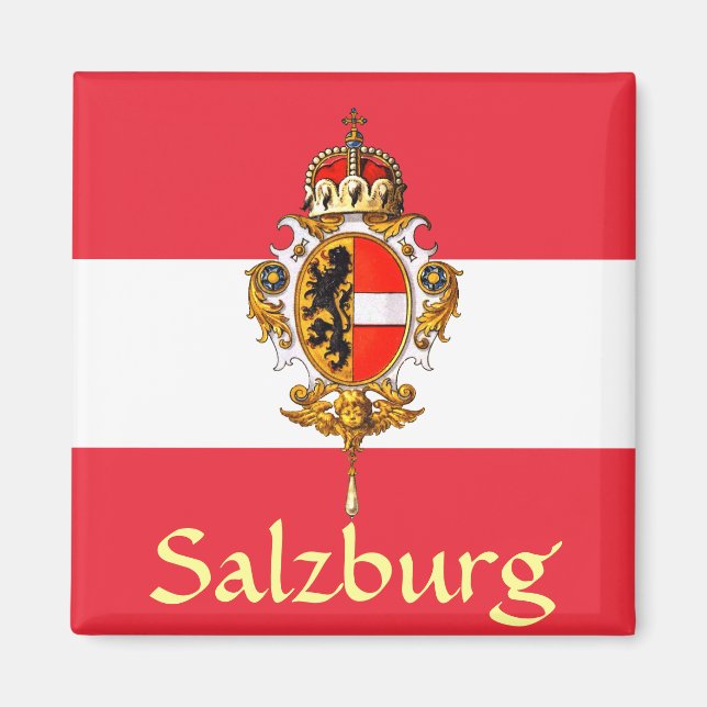 Salzburger Wappen Magnet (Vorne)