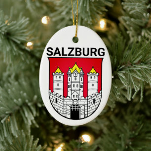 Salzburger Wappen - ÖSTERREICH Keramik Ornament