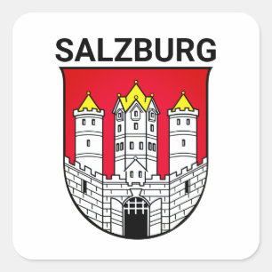 Salzburger Wappen - ÖSTERREICH Quadratischer Aufkleber