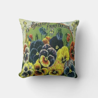 Salzer Fairy Stiefmütterchens Throw Kissen