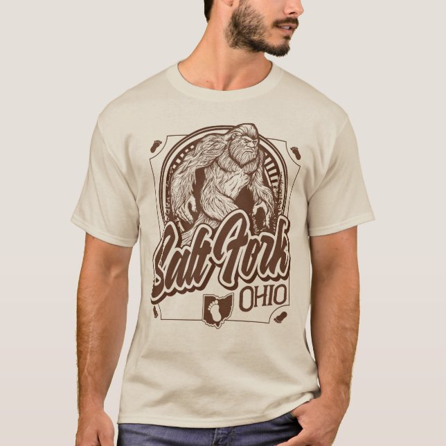 Salzgabel Bigfoot - SAND-T-SHIRT T-Shirt (Vorderseite)