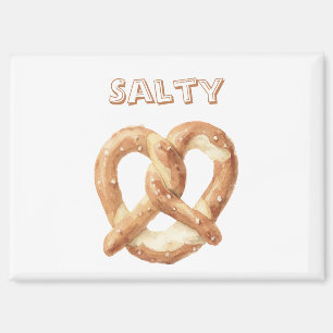 Salzige Brezel Magnet
