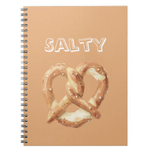 Salzige Brezel   Notizblock