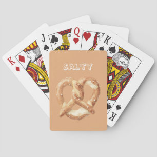 Salzige Brezel Spielkarten