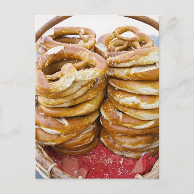 salzige gebackene Waren Postkarte (Vorderseite)