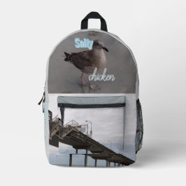 Salzige Hühnerdruck-Näh-Tasche Bedruckter Rucksack