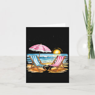 Salzige Mütter Strandclub Mädchen wollen Sonnensom Karte