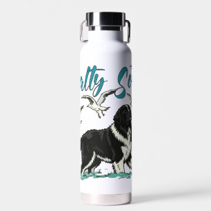 Salzige Seele – Neufundland Küsten Design Trinkflasche