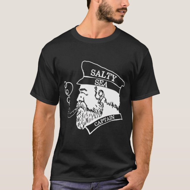 Salziger Kapitän  T-Shirt (Vorderseite)