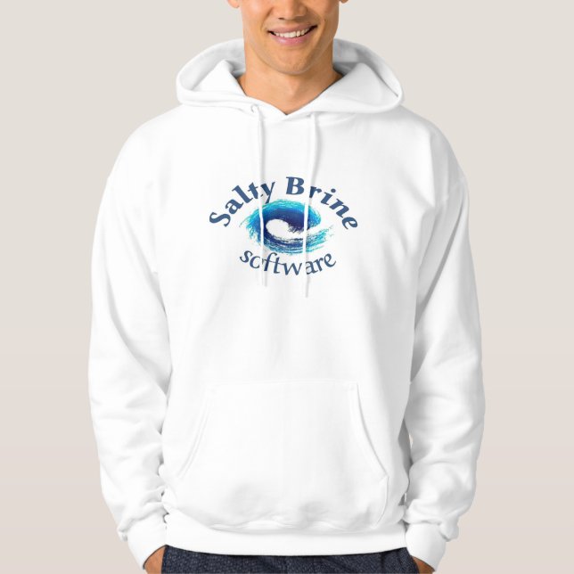 Salziges Salzlösungs-Logo Hoodie (Vorderseite)