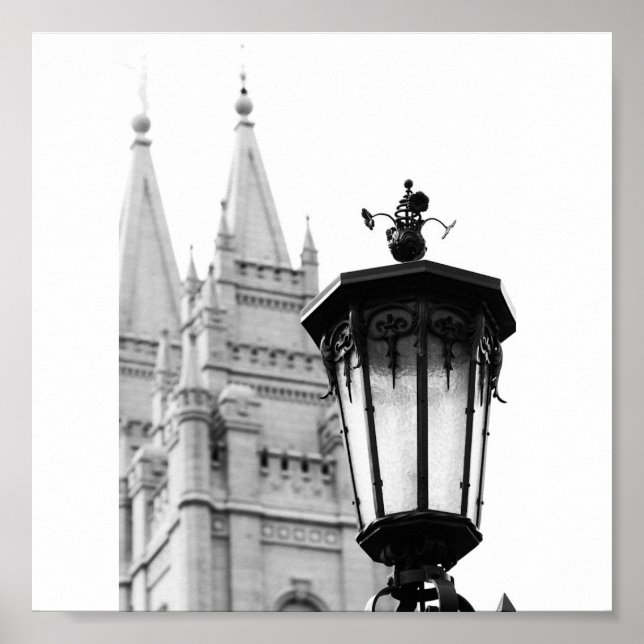 Salzsee-Tempel Poster (Vorne)