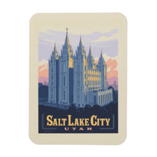 Salzsee-Tempel Salt Lake City, Utah Magnet