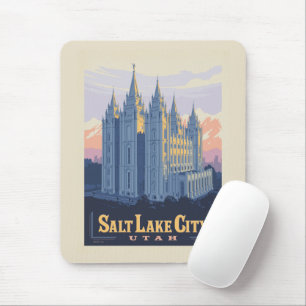 Salzsee-Tempel   Salt Lake City, Utah Mousepad
