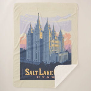 Salzsee-Tempel Salt Lake City, Utah Sherpadecke