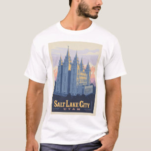 Salzsee-Tempel   Salt Lake City, Utah T-Shirt