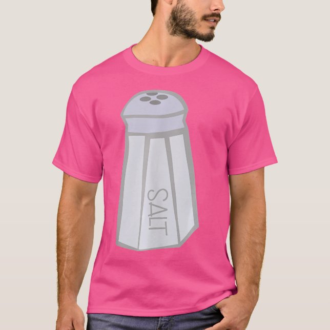 Salzstreuer Halloween passendes Salz oder Pfeffer T-Shirt (Vorderseite)