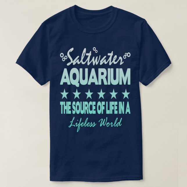 Salzwasser-Aquarium 4 T-Shirt (Design vorne)