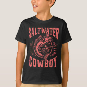 Salzwasser-Cowboy-Angeln T-Shirt
