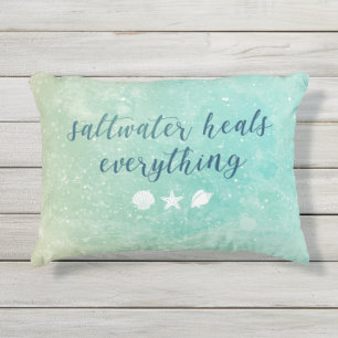 Salzwasser heilt alles kissen für draußen