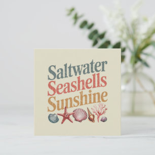 Salzwasser Meeresmuscheln Sonnenschein Sommer Stra Einladung