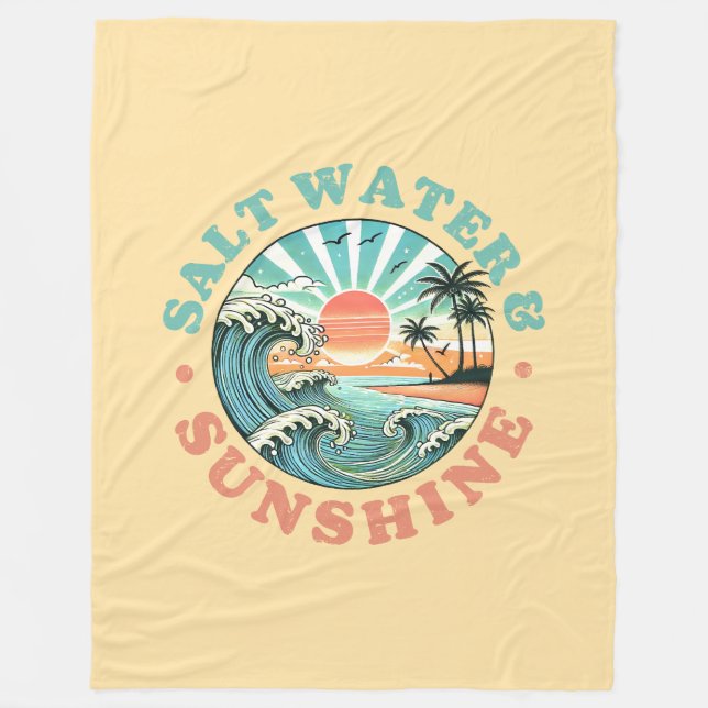 Salzwasser & Sonnenschein Fleece Blanket (Vorderseite)
