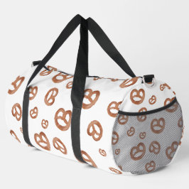 Salzweiche Wasserfarben Prätzelmuster Duffle Bag