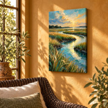 Salzwiesen-Passage Leinwanddruck