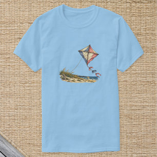 Salzwind-Küsten-Drachen-Grafik-T-Shirt T-Shirt