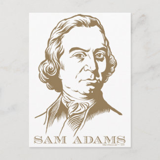 Sam Adams Postkarte