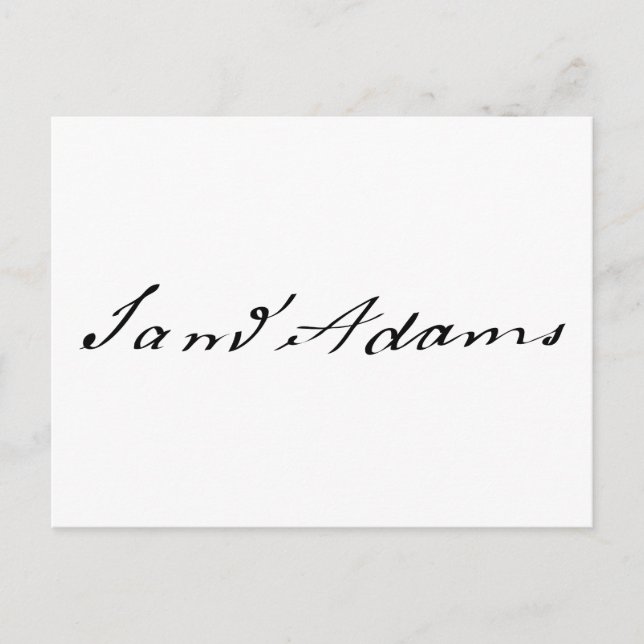 Sam Adams Signature Postkarte (Vorderseite)