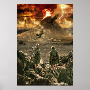 Sam and FRODO™ Approaching Mount Doom Poster