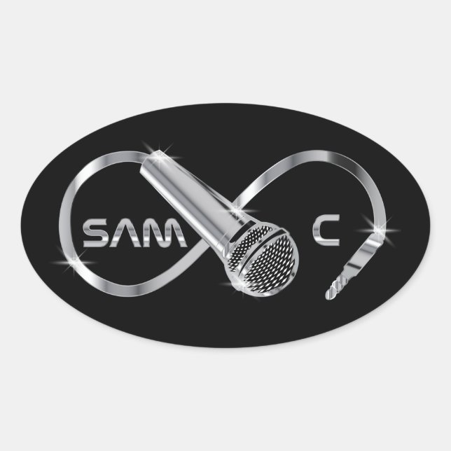 SAM C Aufkleber schwarz (Vorderseite)