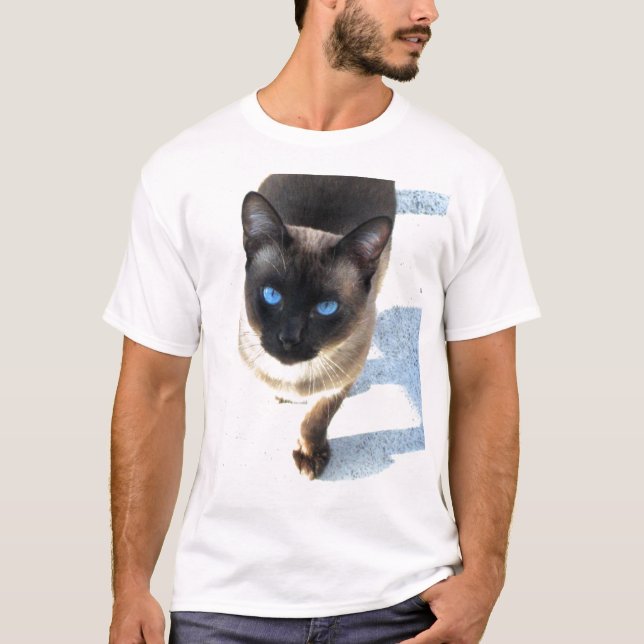 Sam, die siamesische Katze T-Shirt (Vorderseite)