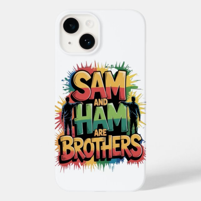 Sam & Ham sind Brüder Case-Mate iPhone Hülle (Rückseite)