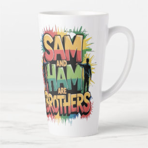 Sam & Ham sind Brüder Milchtasse