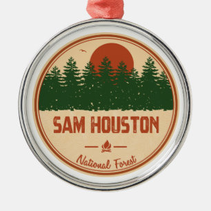 Sam Houston National Forest Ornament Aus Metall