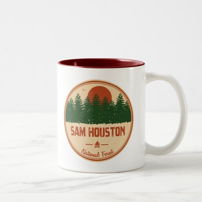Sam Houston National Forest Zweifarbige Tasse (Rechts)