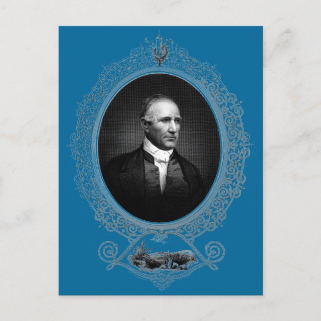 Sam Houston Postkarte (Vorderseite)