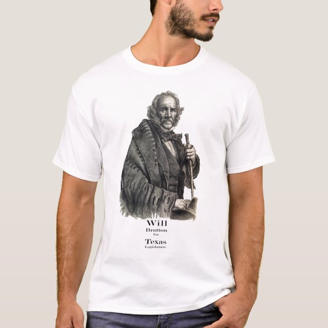Sam Houston, wird Bratton für Gesetzgebung T-Shirt (Vorderseite)
