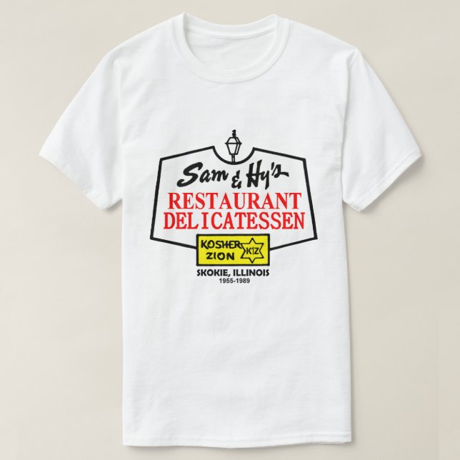 Sam & Hy's Restaurant Deli, Skokie, IL T-Shirt (Design vorne)