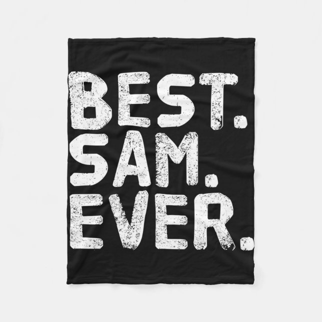 Sam immer lustige Männer Vaters Geschenkidee Leist Fleecedecke (Vorderseite)