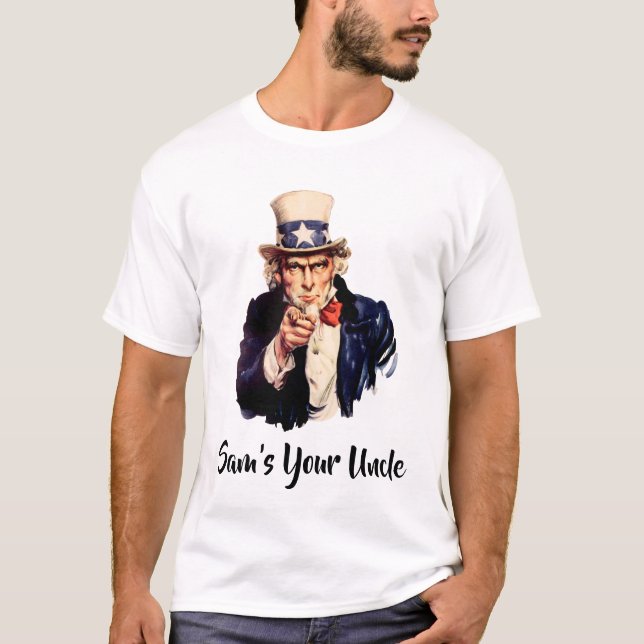 Sam ist dein Onkel T-Shirt (Vorderseite)