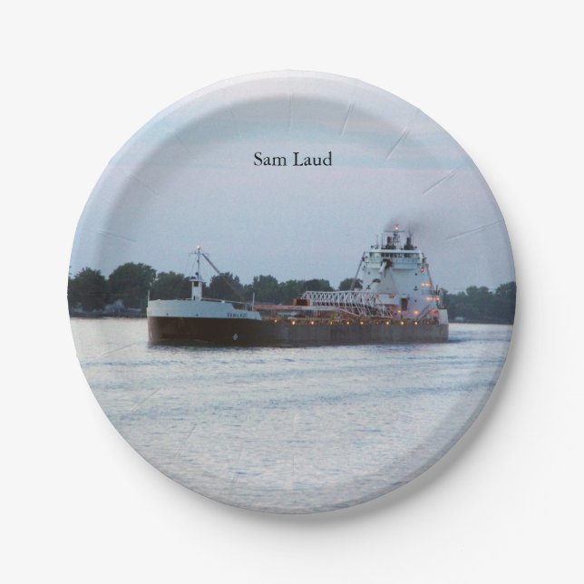 Sam Laud Papierplatte Pappteller (Vorderseite)