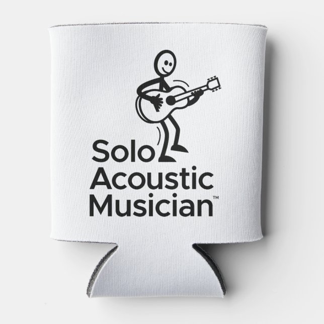SAM-Logo kann weiß färben Dosenkühler (Vorderseite)