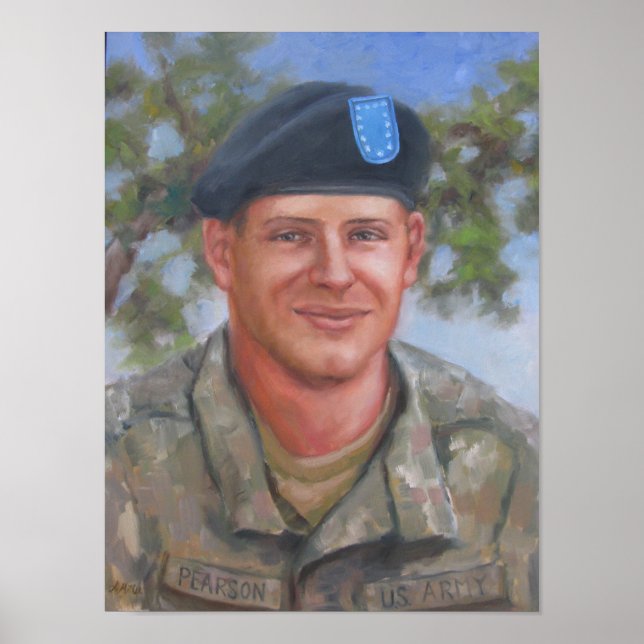 Sam Pearson Library Portrait Poster (Vorne)