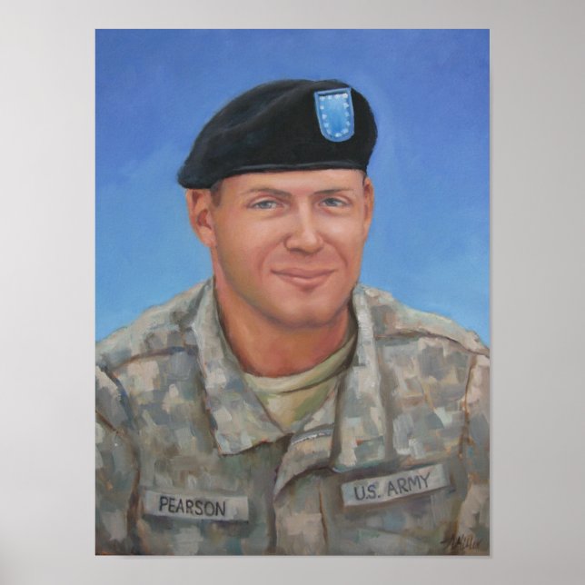 Sam Pearson portrait Poster (Vorne)