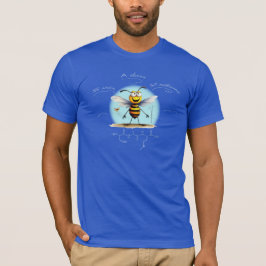 SAM Peptid, Bee-9 w/custom text, dunkel T-Shirt